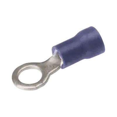 Zapata Terminal de Ojillo  para Tornillo 3/16 in (5 mm) calibre 16-14 AWG con aislamiento de vinilo.