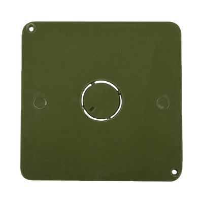 Tapa para caja cuadrada de 3/4"  para instalaciones con tubería PVC Conduit pesado