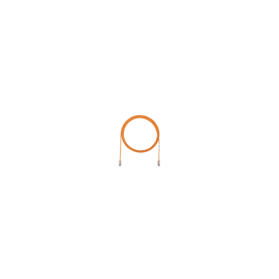 Cable de Parcheo TX6, UTP Cat6, Diámetro Reducido (28AWG), Color Naranja, 7.62 Metros (25 Pies)