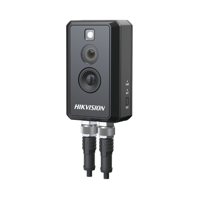 Cámara IP Térmica Tipo Cubo / Medición de Temperatura de Alta Precisión ±2°C,±2% / Doble Rango: -20°C a 150°C y 0°C a 550°C / Térmica 160x120 / Óptica 2 MP / IP67 / Foco At&eacute