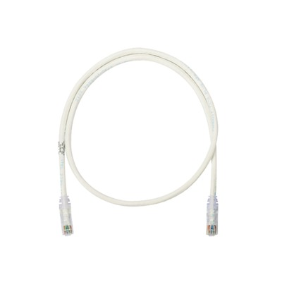 Cable de Parcheo UTP Categoría 6, con Plug Modular en Cada Extremo - 3 Metros (9.84 Pies) - Blanco Mate