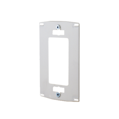 Tapa para Contacto Rectangular/ Tornillos no visibles / Color Blanco.