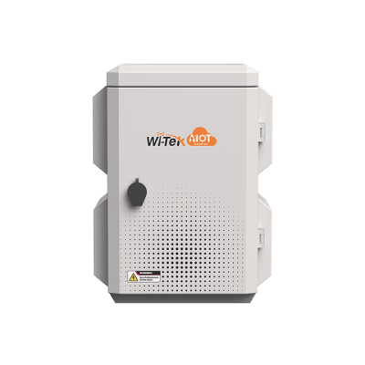 Gabinete de Acero Ventilado para Exterior con Rieles DIN y 4 Placas Laterales para Montaje de Equipos por Fuera