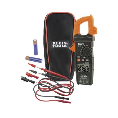 Amperímetro Digital de Gancho con Media Cuadrática Real de Rango Automático de 600 A CA.