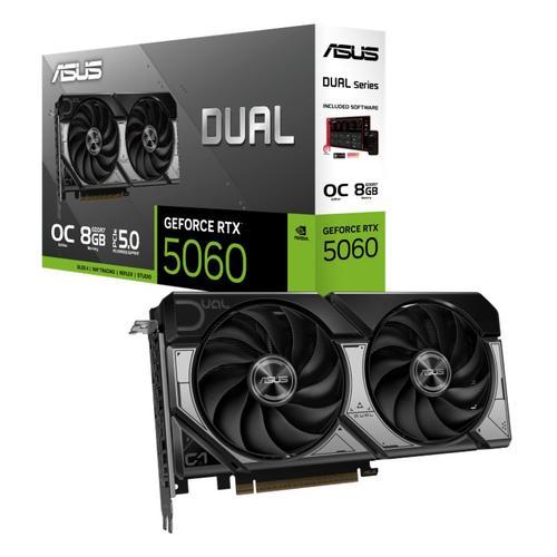 TARJETA DE VIDEO ASUS DUAL-RTX5060-O8G 8GB DDR7/1HMDI/3DP/PCI 5.0