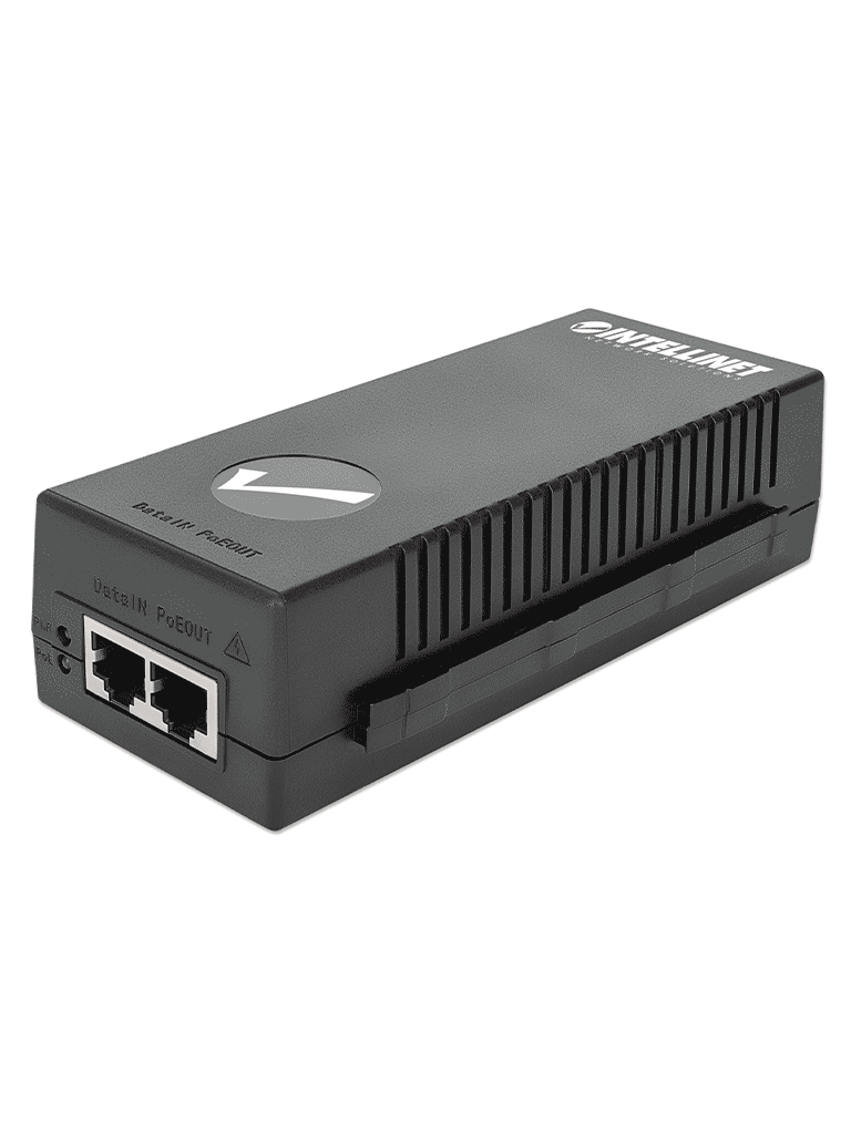 INTELLINET - 561235 - Inyector Ultra PoE Gigabit / 1 puerto de 60 W, Compatible con IEEE 802.3at/af, cubierta de plástico