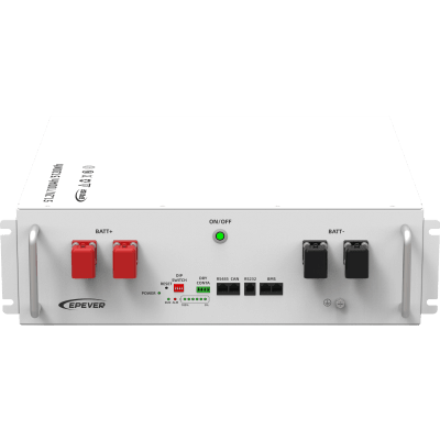 Batería de Litio LiFePO4 51.2Vcc, 5.12Kwh, 4UR