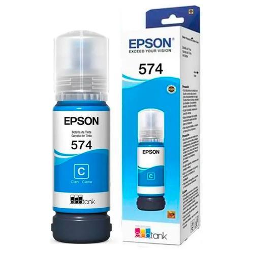 BOTELLA DE TINTA EPSON ECOTANK T574 CIAN T574220-AL