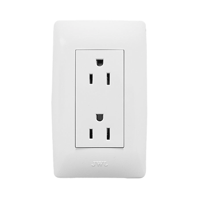 Contacto Dúplex de 127 V~60 Hz 15 A / Color Blanco.