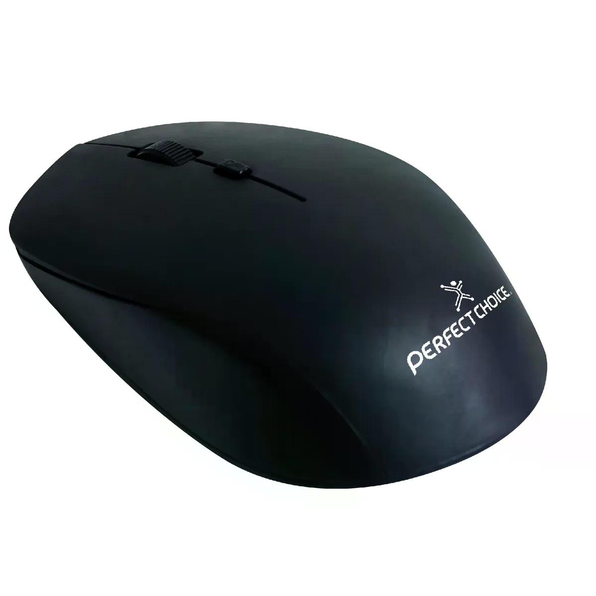 MOUSE PERFECT CHOICE PC 045137 ROOT PRO HASTA 2.200DPI 4 BOTONES BLUETOOTH INALAMBRICO NEGRO