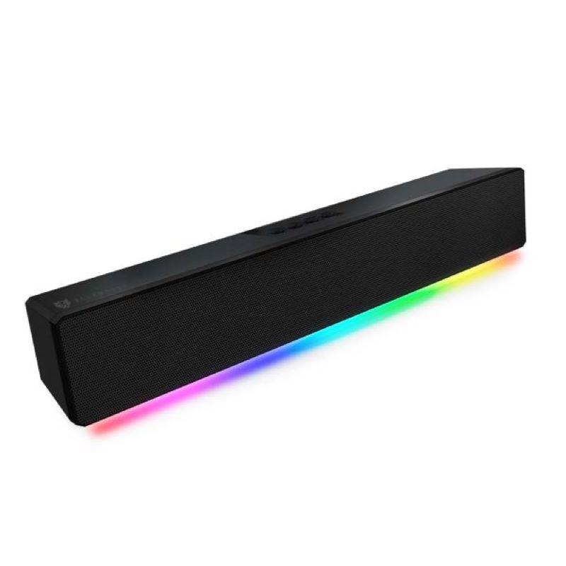 BOCINA GAMER ACTECK BG585 GLIMM SOUNDBAR+RGB  BT CONTROL DIG 10W NEGRO BR-936958