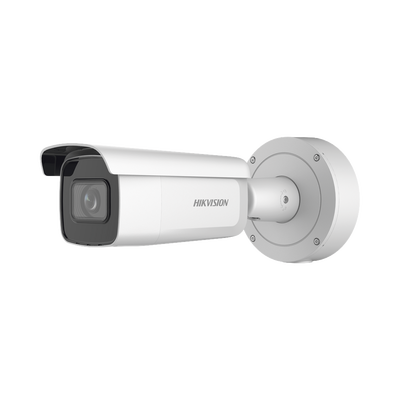 Bala IP 4 Megapixel / Lente Mot. 7 a 35 mm / 80 mts IR EXIR / Exterior IP67 / IK10 / WDR 120 dB / PoE + / MicroSD / 4 Analíticos: AcuSense, Deteccion Facial, Conteo de Personas por Cruce y Zona