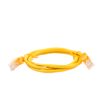 Cable de Parcheo UTP Cat5e - 1 Metro (3.28 Pies) - Amarillo