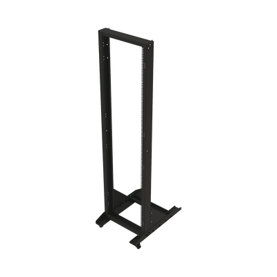 Rack Móvil de Acero de 2 Postes, 45 UR, Incluye 4 Ruedas Uso Rudo.