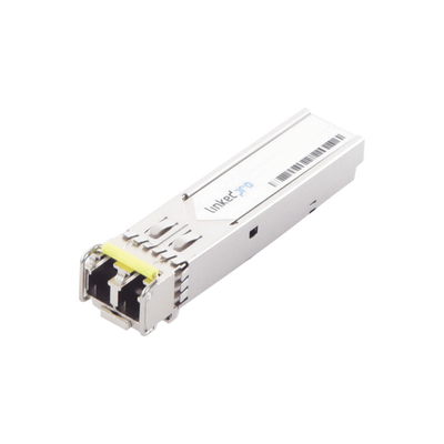 Transceptor Óptico SFP (Mini-Gbic) / Monomodo 1550 nm / 1.25 Gbps / 1000BASE-LX / Conectores LC/UPC Dúplex / DDM / Hasta 140 km 