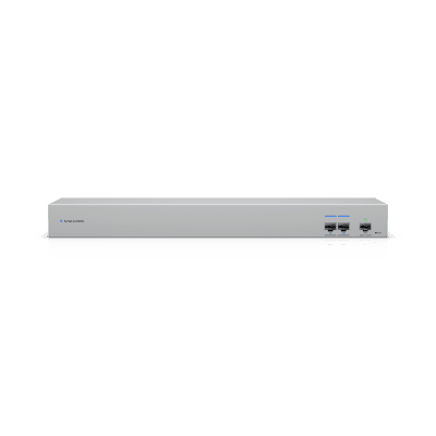 UniFi USW-WAN – Switch WAN Capa 2 con Uplinks SFP+ 10G, Puerto RJ45 GbE y Alimentación CA Redundante para Alta Disponibilidad con UniFi Gateways en Modo Shadow (Rack 1U)
