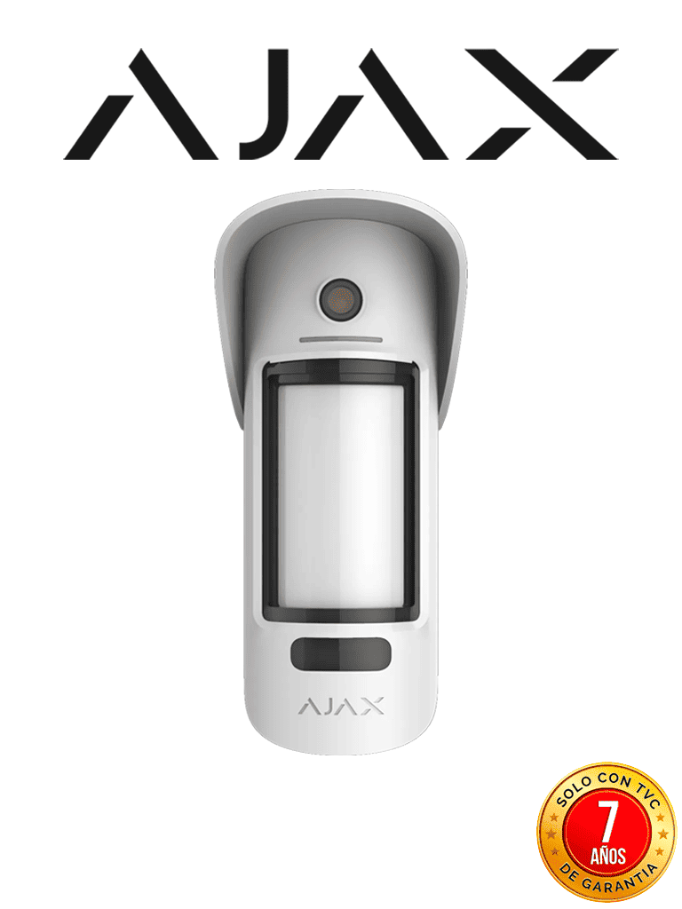 AJAX MotionCam Outdoor - Detector de movimiento para exteriores inalámbrico con cámara para verificar alarmas
