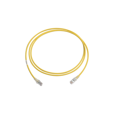Patch Cord MC6 Modular Cat6 UTP, CM/LS0H, 2.13 Metros (7 Pies), Color Amarillo