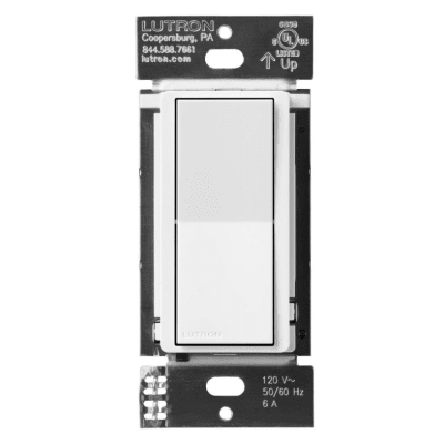 (CasetaWireless) Úselo con el dispositivo principal (atenuador inteligente Diva o interruptor) para ubicaciones múltiples: tipo escalera