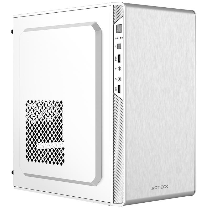 GABINETE ACTECK MINI TORRE PERFORMACE II GI215 FUENTE ATX 500W BLANCO AC-940047