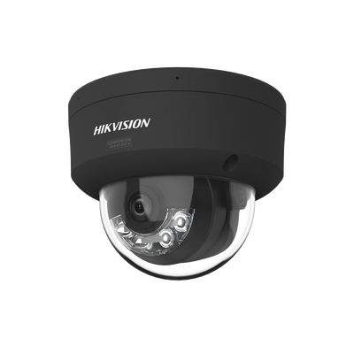 [Dual Light + ColorVu 3.0 + HikAI] Domo IP 6 Megapixel / Lente 2.8 mm / 30 mts IR + Luz Blanca / 2 Microfonos Integrados / Exterior IP67 / WDR 130 dB / ACUSENSE 3.0 / Metal / NEMA 4X / ACUSEARCH