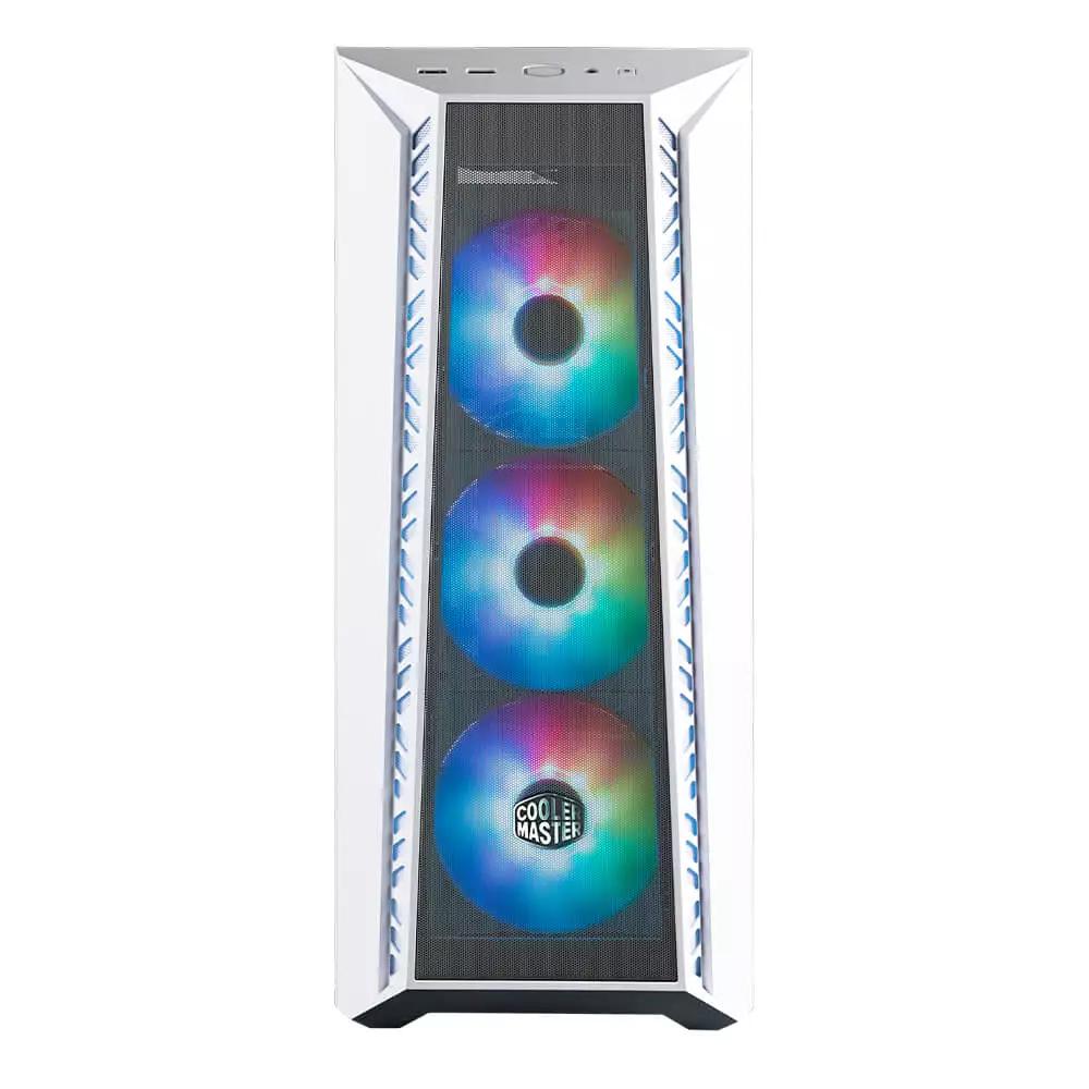 GABINETE COOLER MASTER  MASTER BOX 520 ARGB MID TOWER BLANCO (MB520-WGNN-S00)