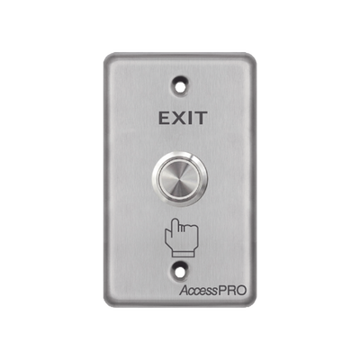 Botón de Cabeza Plana / Exterior IP65 / Estético / NO y COM