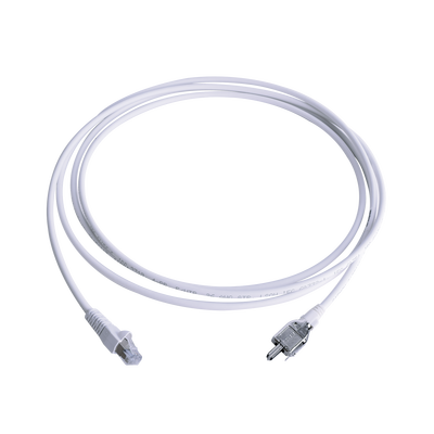 Patch Cord TERA Cat5e 10/100BASE-T, de 2 Pares y Conector Modular, LS0H, Color Blanco, 3 Metros (9.84 Pies)