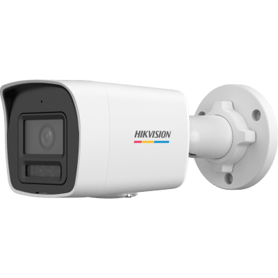 [ColorVu 3.0 + MD 3.0] Bala IP 6 Megapixel / Lente 2.8 mm / 30 mts IR + 30 mts Luz Blanca / Micrófono Integrado / ACUSENSE Lite / Exterior IP67 / WDR 120 dB / PoE / Micro SD 