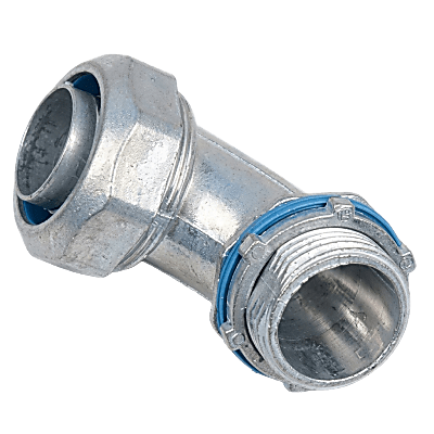 Conector Curvo para Tubo Flexible Liquid Tight de 1 1/2" (38 mm).
