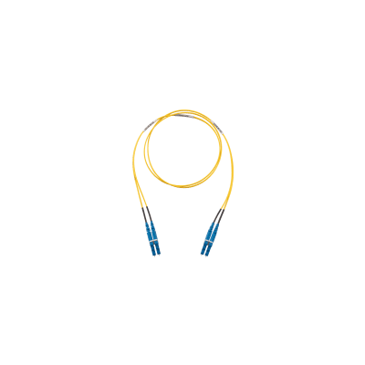 Jumper de Fibra Optica Monomodo 9/125 OS2, LC-LC Duplex, LSZH (Cero Halógenos), Color Amarillo, 2 Metros (6.56 Pies)
