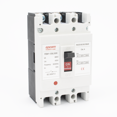 Protección Térmica/ Interruptor 3P, 20A,  Corriente Alterna  690 V CA Trifásica.