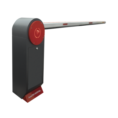 Barrera Vehicular / Brazo de 5.5 m / Incluye Brazo Iluminado / Diseño Elegante / Serie INDUSTRIAL
