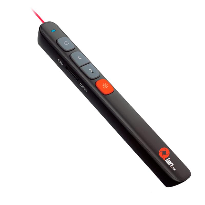 PRESENTADOR  INALAMBRICO QIAN APUNTADOR LASER ALCANCE 200MTS  QLP200
