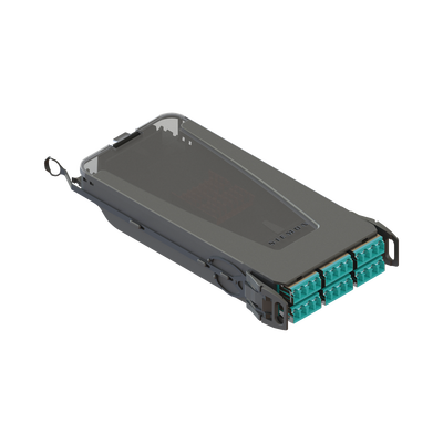 Cassette para Empalme (Fusión) LightVerse, Hasta 24 Fibras, Conectores LC/UPC Shuttered, para Fibra Multimodo OM3, 900um, 1 Metro (3.28 Pies)