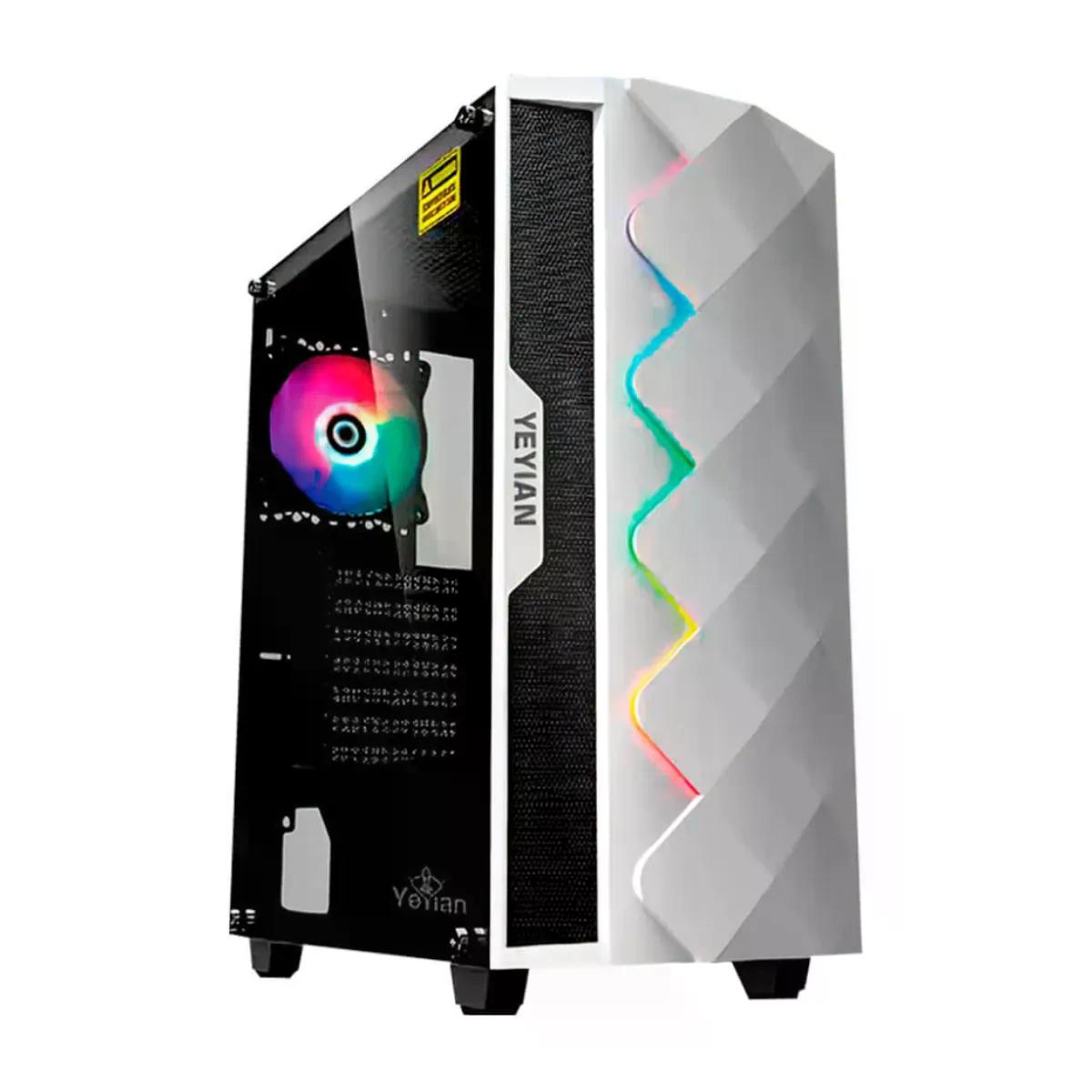 YEYIAN GAMING PC ABYSS 1400B-560P241M - CORE I5 14400 RTX 5060 8GB - 16GB DDR4 - 240GB SSD + 1TB HDD - SKU: YPA-AB1400B-560P241M