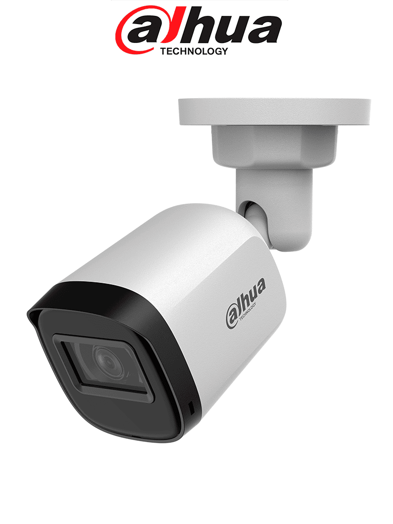 DAHUA HAC-B1A21N-U-28 - Camara Bullet de 2 Megapixeles/ Lente de 2.8 mm/ 30 Metros de IR/ 100 Grados de Apertura/ IP67/ Soporta: CVI/TVI/AHD y CVBS/