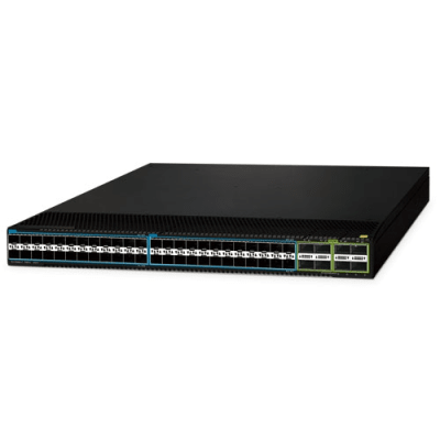 Switch de Capa 3 para Centros de Datos / 48 Puertos 25G SFP28 + 8 Puertos 100G/40G QSFP28 / Protocolos OSPF y BGP / Stacking Hardware / MLAG / VXLAN