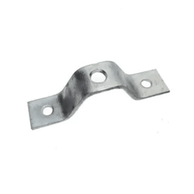 Clip U Fijabarras de 3/8" (9.5 mm).