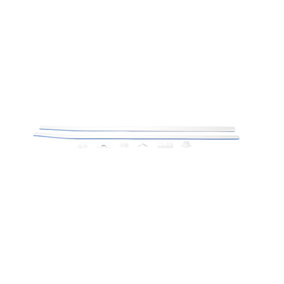 El Kit de Canaleta 90° Con División Ideal Para Organizar y Ocultar cables en esquinas o en instalaciones con ángulos de 90°., Con Cinta Adhesiva Para una Instalación Más Rápida, (5601-01250)