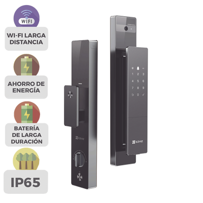 Cerrojo Inteligente de Reconocimiento Facial y Venas de Palma de Mano / 4 Pulgadas Pantalla  / 5000mAh Batería Recargable / Video Llamada a la App / Wi-Fi y Bluetooth  / IP52 Resistente