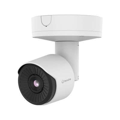 Cámara Térmica AI Radiométrica QVGA / Detector Microbolómetro 384x288 / Clasificación AI Persona-Vehiculo / Rango Temperatura -40°C a 550°C / NETD ≤30mK / IP66 IK10 / PoE y 12VDC / ONVIF S,G,T,M