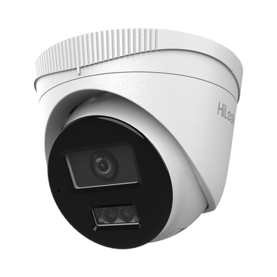 HiLook Series / Turret IP de 2 Megapixel   / Lente 2.8 mm / 30 mts IR / Micrófono Integrado / Exterior IP67 / PoE / dWDR / H.265+ / ONVIF