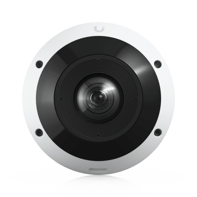 UniFi G6 Pro 360 – Cámara Panorámica 12 MP PoE, Resistente a la Intemperie y Antivandálica con Cobertura de 360°, Zoom, Giro e Inclinación Digitales, y Visión Infrarroja Inteligente