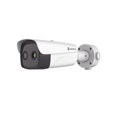 Bala IP Térmica 640 × 512 / Lente 35 mm / Termométrica / Detección de Temperatura / PoE+ / Exterior IP67 / Recubrimiento Anticorrosivo / MicroSD