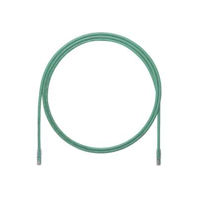 Cable de Parcheo UTP, Cat6A, 24 AWG, CM, Color Verde, 4.57 Metros (15 Pies)