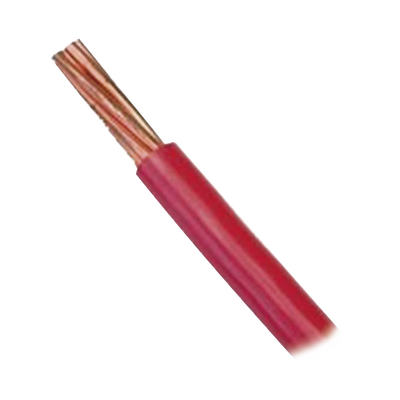 Cable Eléctrico 10 AWG Color Rojo, Conductor de Cobre Suave Cableado. Aislamiento de PVC, Auto Extinguible. Bobina 100 Metros (328.08 Pies)