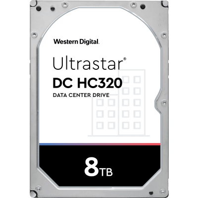 Disco Duro Enterprise 8 TB / Wester Digital (WD) / Serie Ultrastar / Recomendado para Data Center y NVRs de Alta Capacidad / Alto Performace