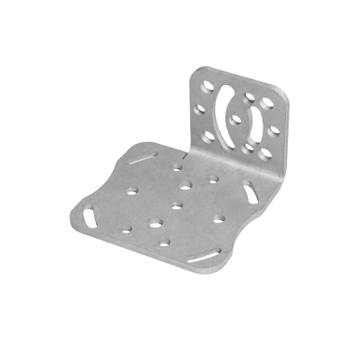 Placa de Montaje / Acero Inoxidable 4 mm / Ajuste Angular / Para Cámaras MV440-MV500 / 80x80x60 mm (3.15x3.15x2.36 in)