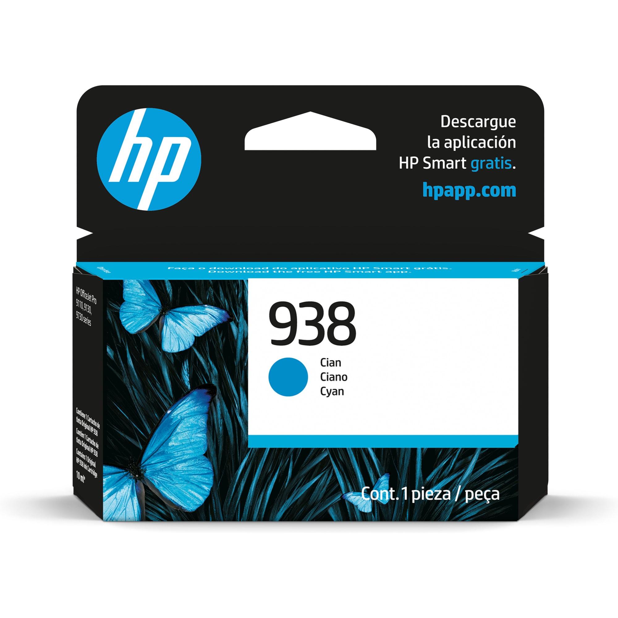 CARTUCHO TINTA HP 938 CYAN 800 PÁGINAS (4S6X5PL)